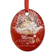 Premium Acrylic Sublimation Blank Ornaments - Oval